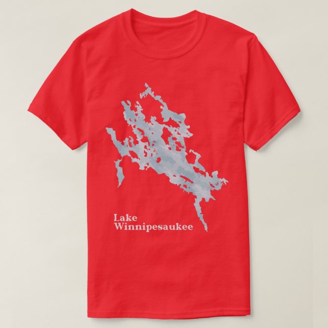 T-shirt Lac Winnipesaukee 3 (Design devant)