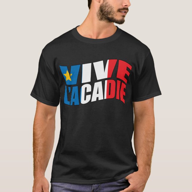 T-shirt L'acadie de Vive (Devant)