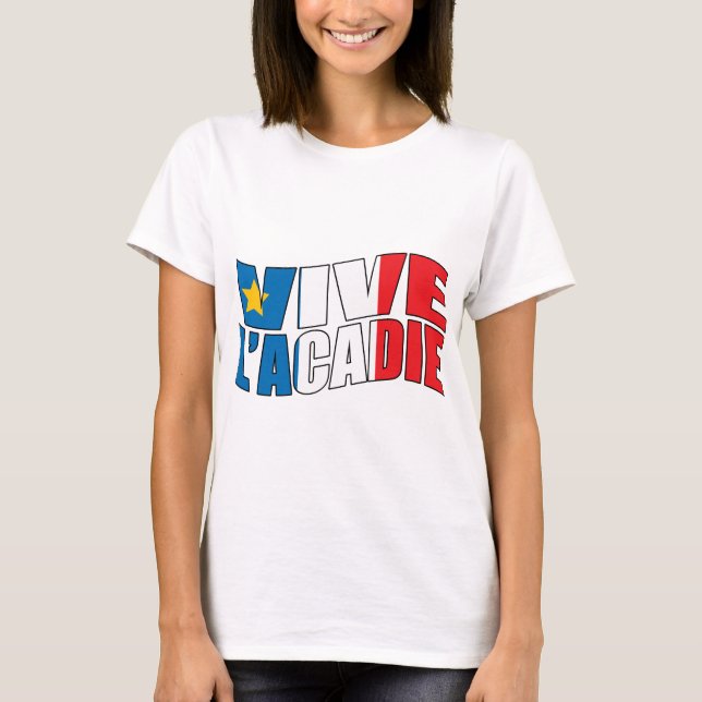 T-shirt L'acadie de Vive (Devant)
