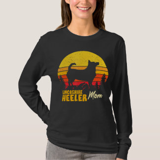 T-shirt Lacanshire Heeler Maman Mama Vintage Retro Chien F