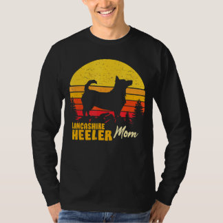 T-shirt Lacanshire Heeler Maman Mama Vintage Retro Chien F