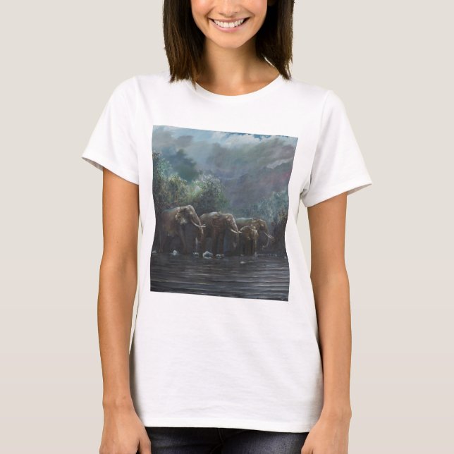 T-shirt L'accueil arrose 1990 (Devant)