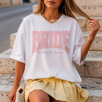 T-shirt Lace BRIDE Engagement Shower Bach Party