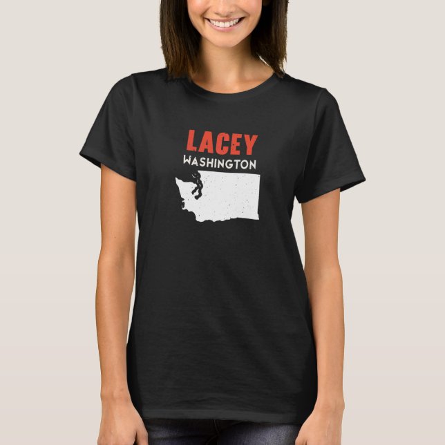 T-shirt Lacey Washington USA State America Travel Washingt (Devant)