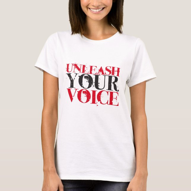 T-shirt Lâchez votre voix (Devant)