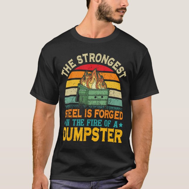 T-shirt L'acier le plus résistant est forgé dans le feu d' (Devant)