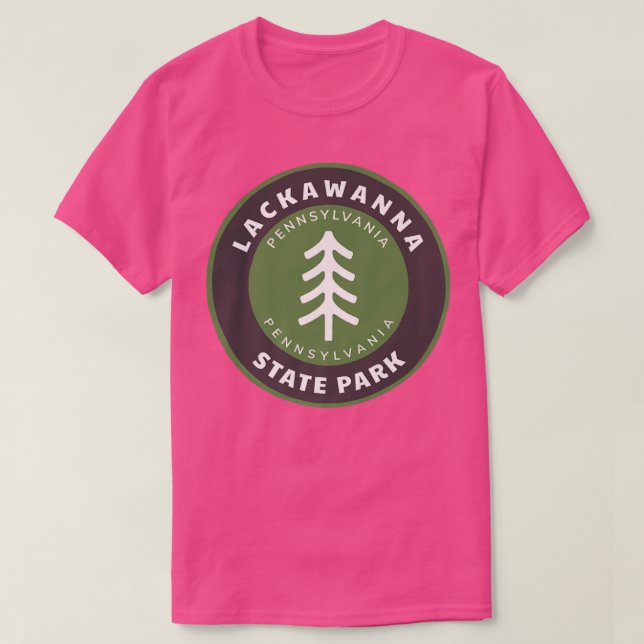 T-shirt Lackawanna State Park Pennsylvania PA Vacances Sou (Design devant)