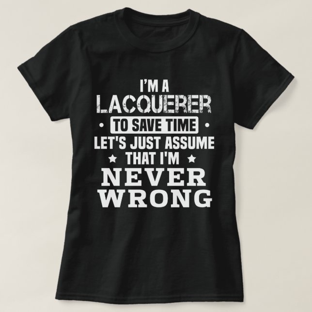 T-shirt Lacquerer (Design devant)