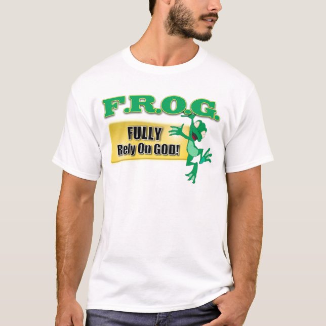 T-SHIRT L'ACRONYME CHRÉTIEN DE GRENOUILLE SE FONDENT (Devant)