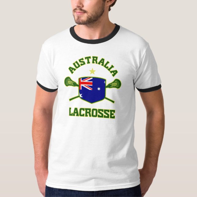T-shirt Lacrosse de l'Australie (Devant)