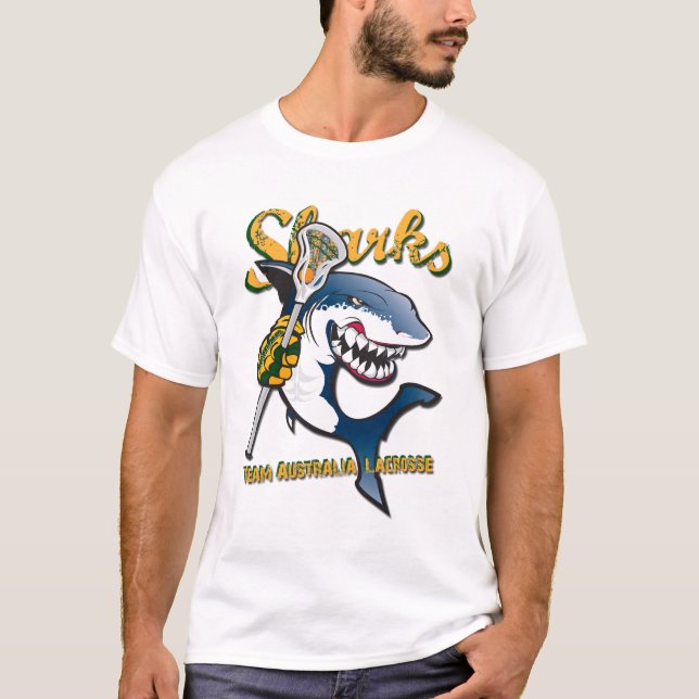T-shirt Lacrosse de l'Australie d'équipe (Devant)
