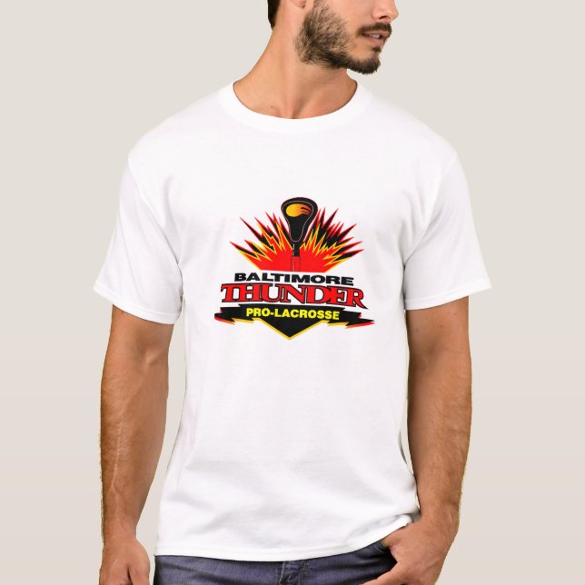 T-shirt Lacrosse de tonnerre de Baltimore pro (Devant)