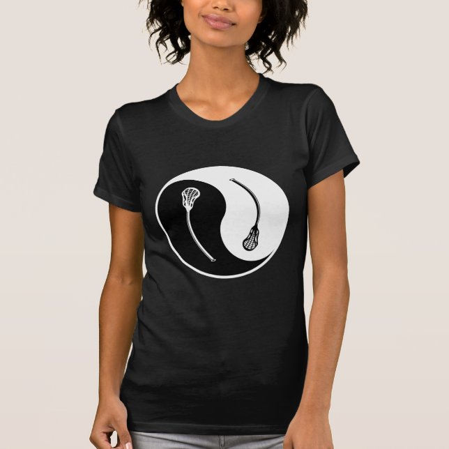 T-shirt Lacrosse de Yin Yang (Devant)