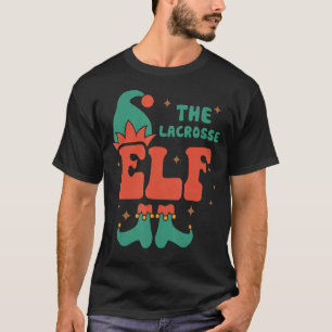 T-shirt Lacrosse Elf Famille Correspondant Noël Pjs Drôle