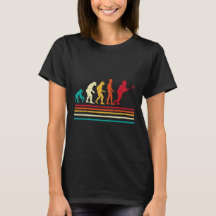 T-shirt Lacrosse Evolution Retro Lin Joueur Garçon Hommes