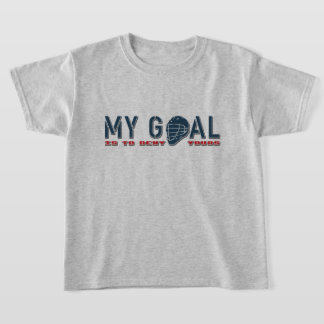 T-shirt Lacrosse Goalie 'My Goal' Lax Citation