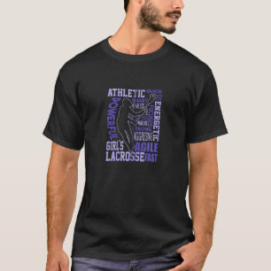 T-shirt Lacrosse Joueur Description Idéal Pour Lax Women Z