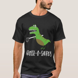 T-shirt Lacrosse Laxeur Dinosaur Dino Lover Sport Gif