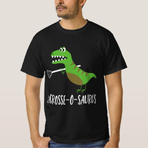 T-shirt Lacrosse Laxeur Dinosaur Dino Lover Sport Gif