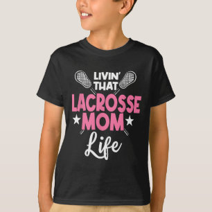 T-shirt Lacrosse Maman Joueuse Équipe Sport Fête des mères