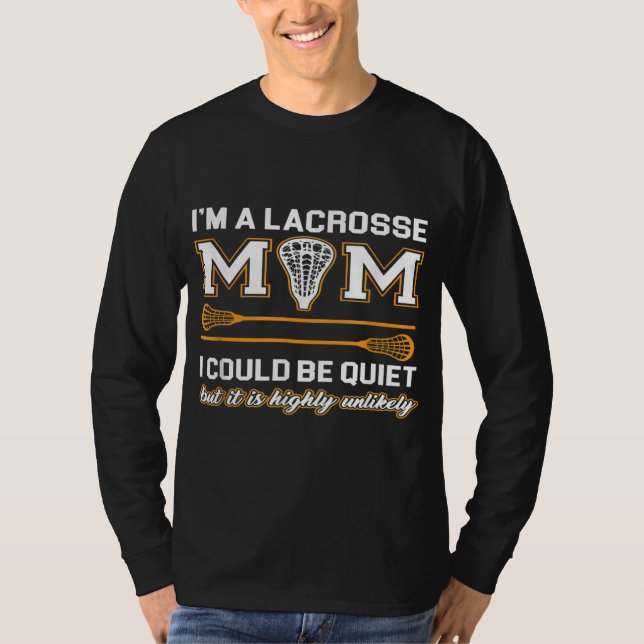 T-shirt Lacrosse Maman Lacrosse Cadeaux (Devant)