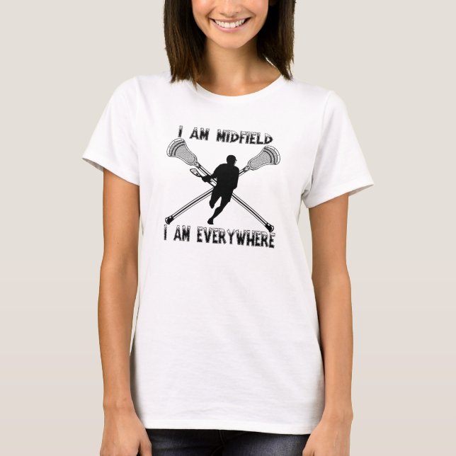 T-shirt Lacrosse Midfield partout (Devant)