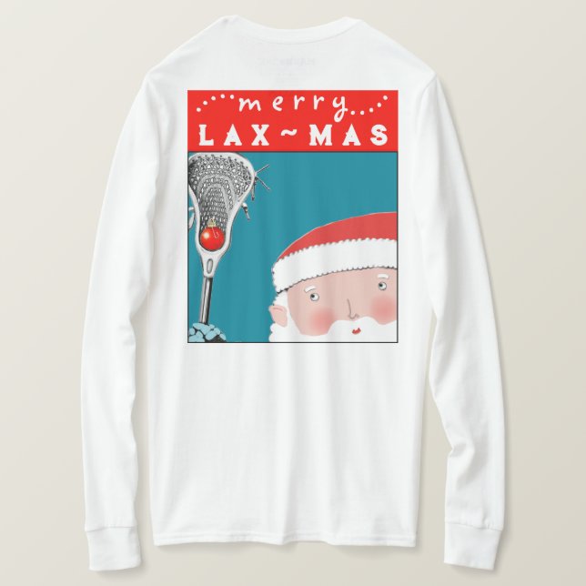 T-shirt Lacrosse Noël (Design dos)
