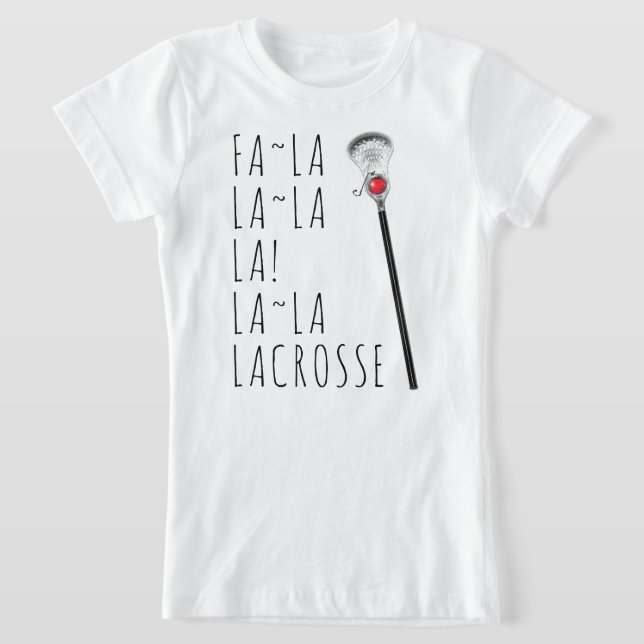 T-Shirt Lacrosse Noël drôle (Poser)