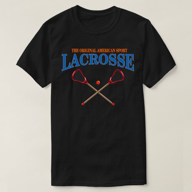 T-shirt Lacrosse Original American Sport 2 (Design devant)