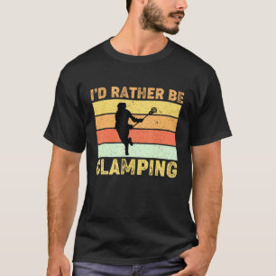T-shirt Lacrosse Player Coach Id Plutôt Être Clamer