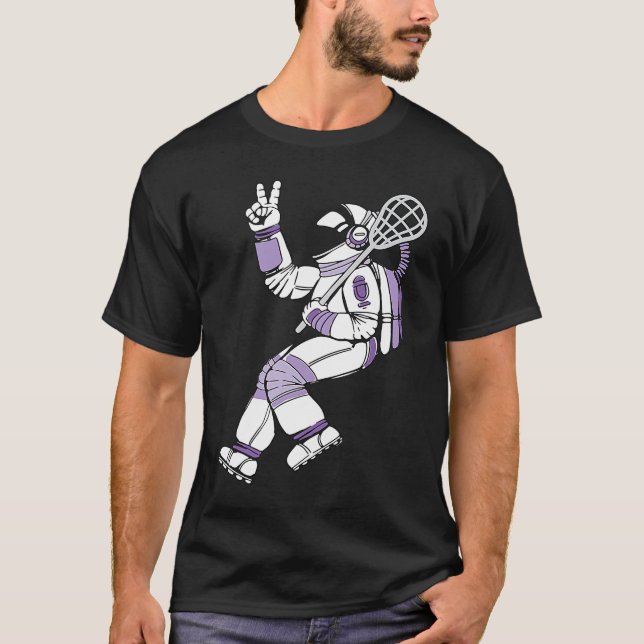 T-shirt Lacrosse Player For Team College Lacrosse 1 (Devant)