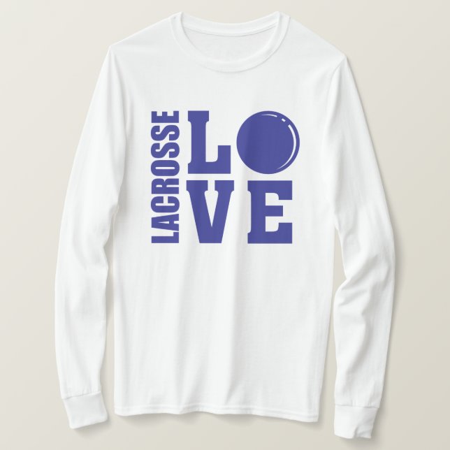 T-shirt Lacrosse Players, Love Lacrosse (Design devant)
