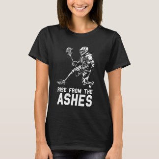 T-shirt Lacrosse Skeleton Sport - Lacrosse