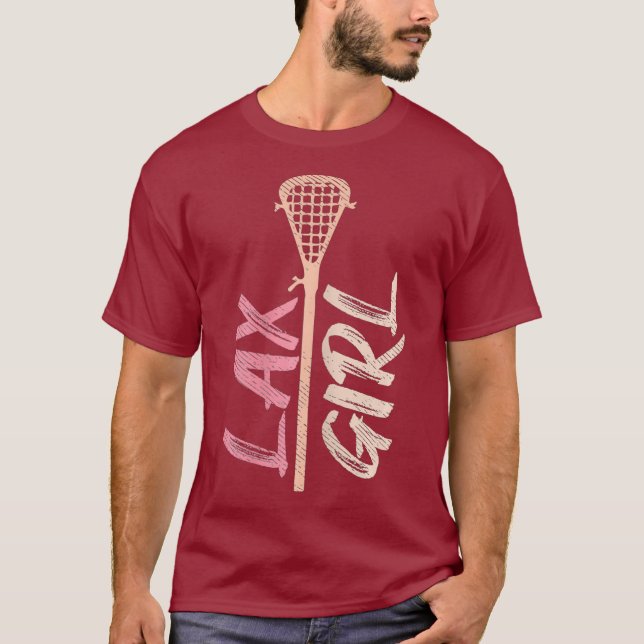 T-shirt Lacrosse Stick Lax Joueuse Maman Goalie Femme (Devant)