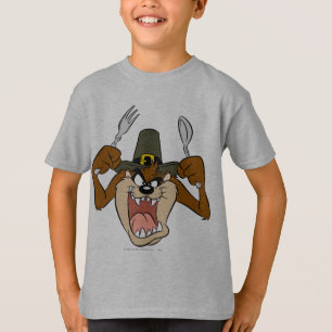T-shirt L'Action de grâce TAZ™ Pilgrim en couleur
