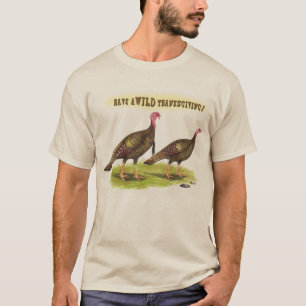 T-shirt L'action de grâces de la Turquie sauvage