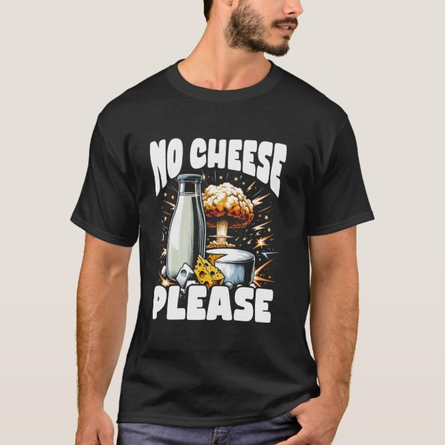 T-shirt Lactose Intolérant Funny Trending Meme - Pas de fr (Devant)
