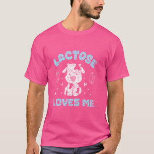 T-shirt Lactose M'Aime Humour Lait Intolérant Lactose Tol