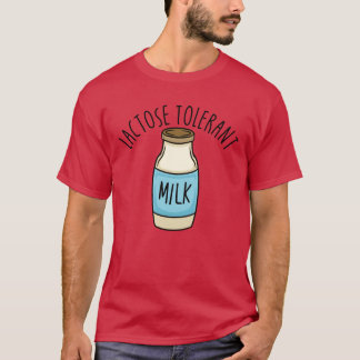 T-shirt Lactoseolerant Pro Lait Laitier Lactoseolerant ami