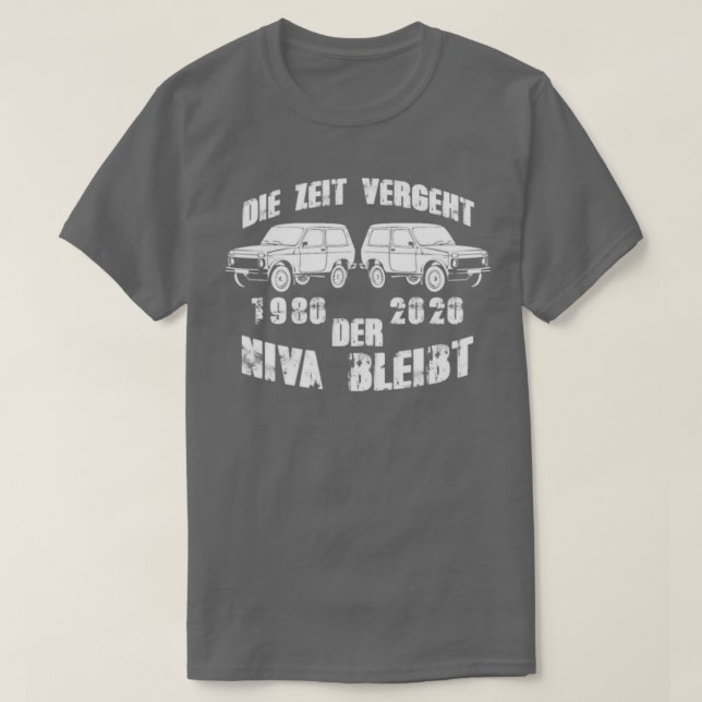 T-shirt Lada Niva 4x4 Offroad Car (2) (Design devant)