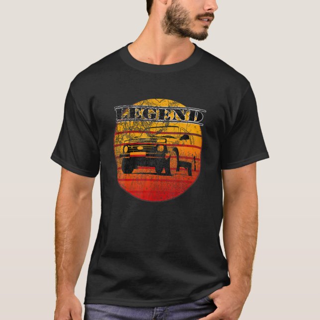 T-shirt Lada Niva Offroad 4X4 VAZ-2121 Design Russia Retro (Devant)