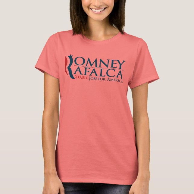 T-shirt Ladies Romney Rafalca 2012 (Devant)