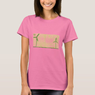 T-shirt Ladies Wind Turbine T_7137