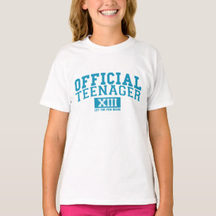 T-shirt L'ADOLESCENT OFFICIEL XIII a laissé l'amusement