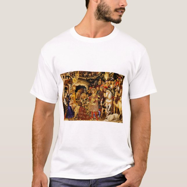 T-shirt L'Adoration des mages de Gentile da Fabriano (Devant)