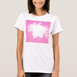 T-SHIRT LADPINKWHITE