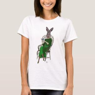 T-shirt Lady Bella Rabbit Prendre du thé 4