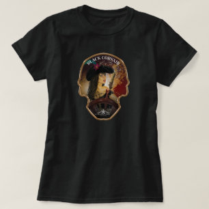 T-shirt Lady Black Corsair