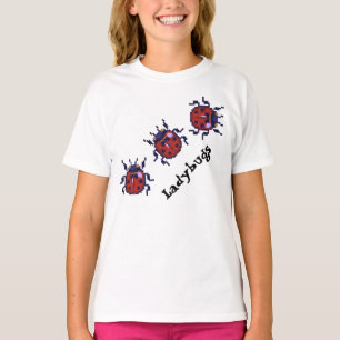 T-shirt Lady bug, la belle chemise en pixels