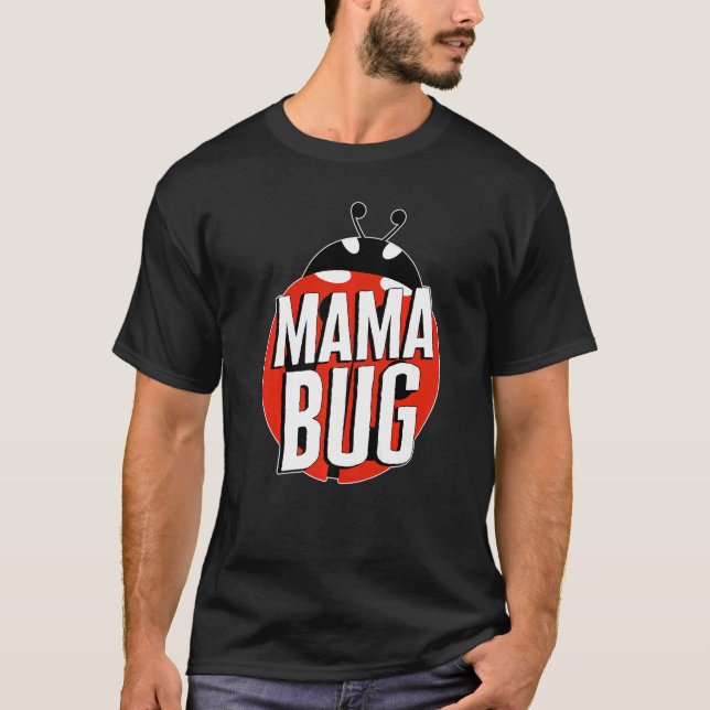 T-shirt Lady Bug Mama Bug Red Ladybug Fête des mères migno (Devant)